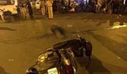 Tài xế chạy SH bất ngờ ngã ra đường tử vong tại chỗ